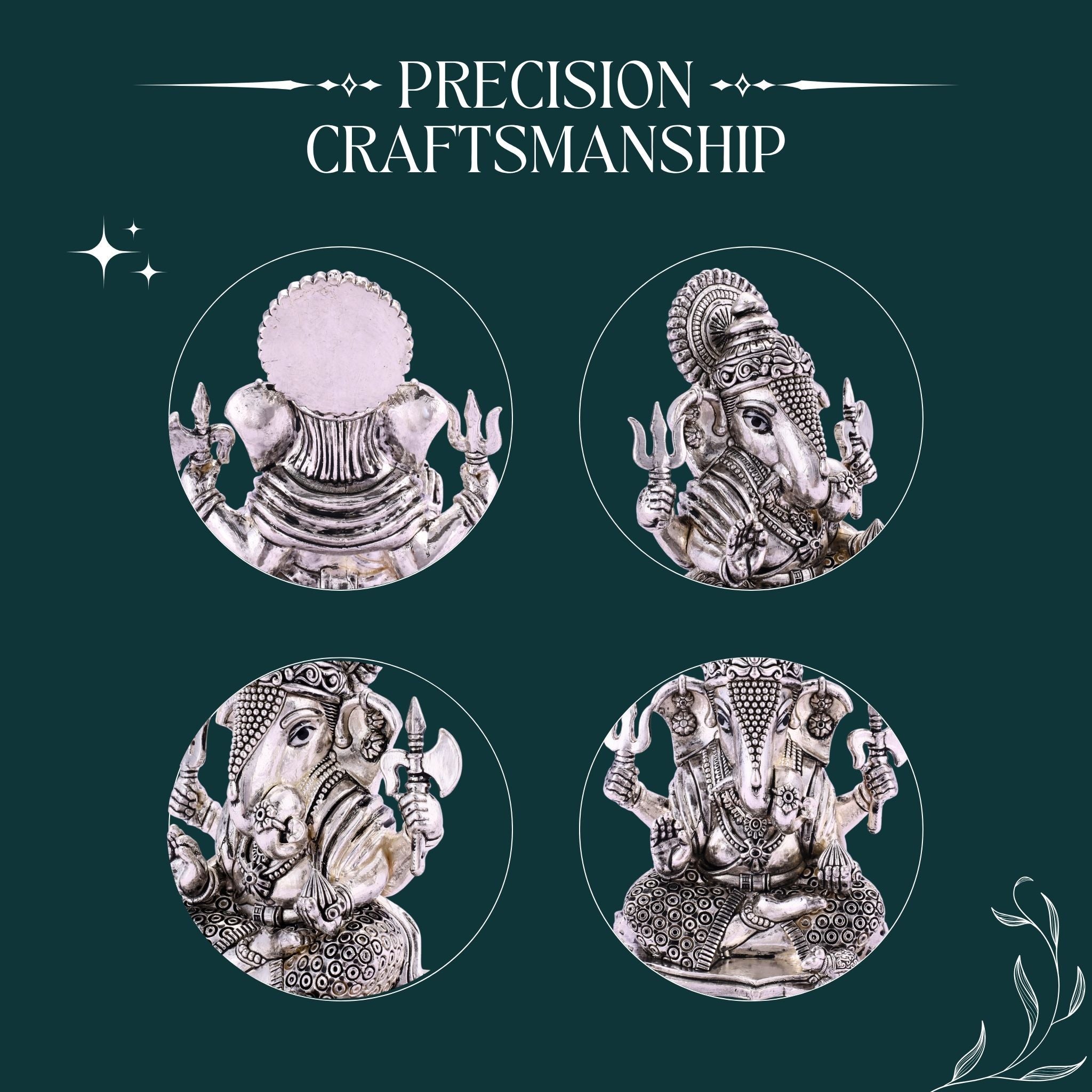 Dagdu Sheth Ganpati Pure Silver Idol