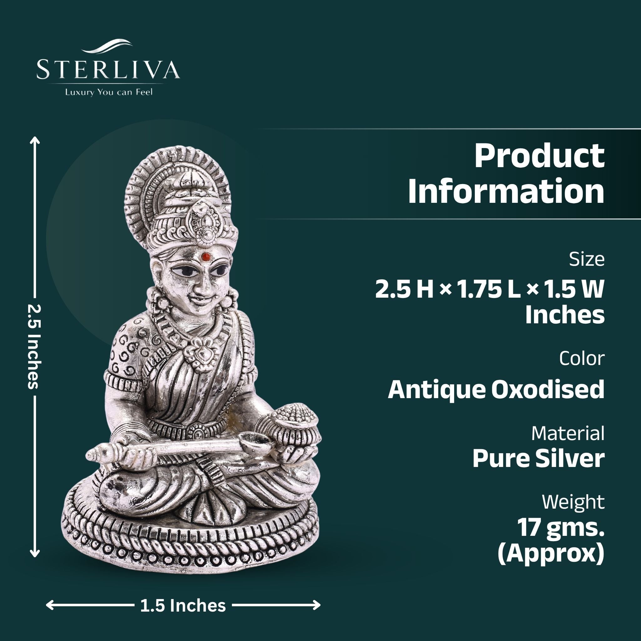 Annapurna Pure Silver Idol