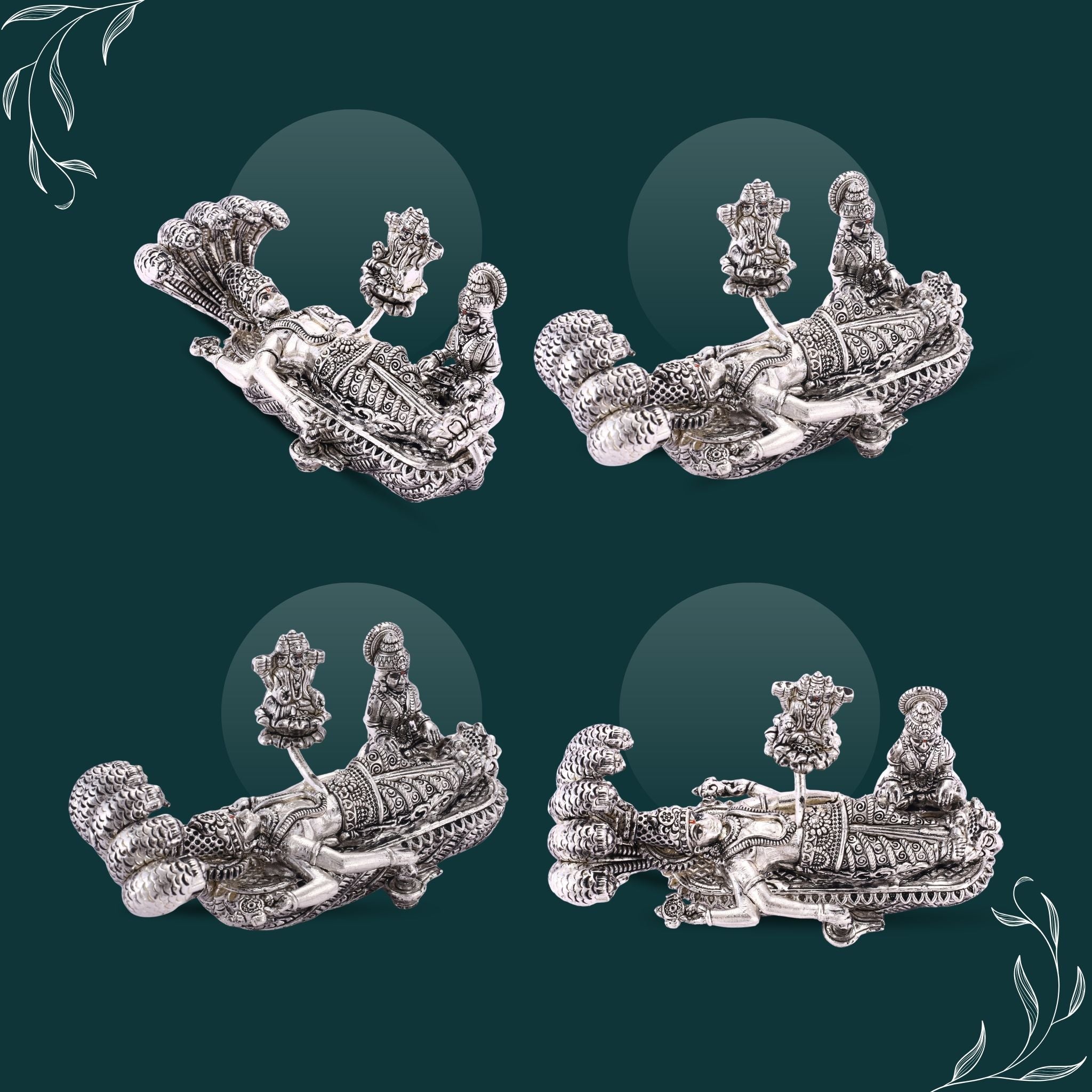Padmanabham Swami Pure Silver Idol