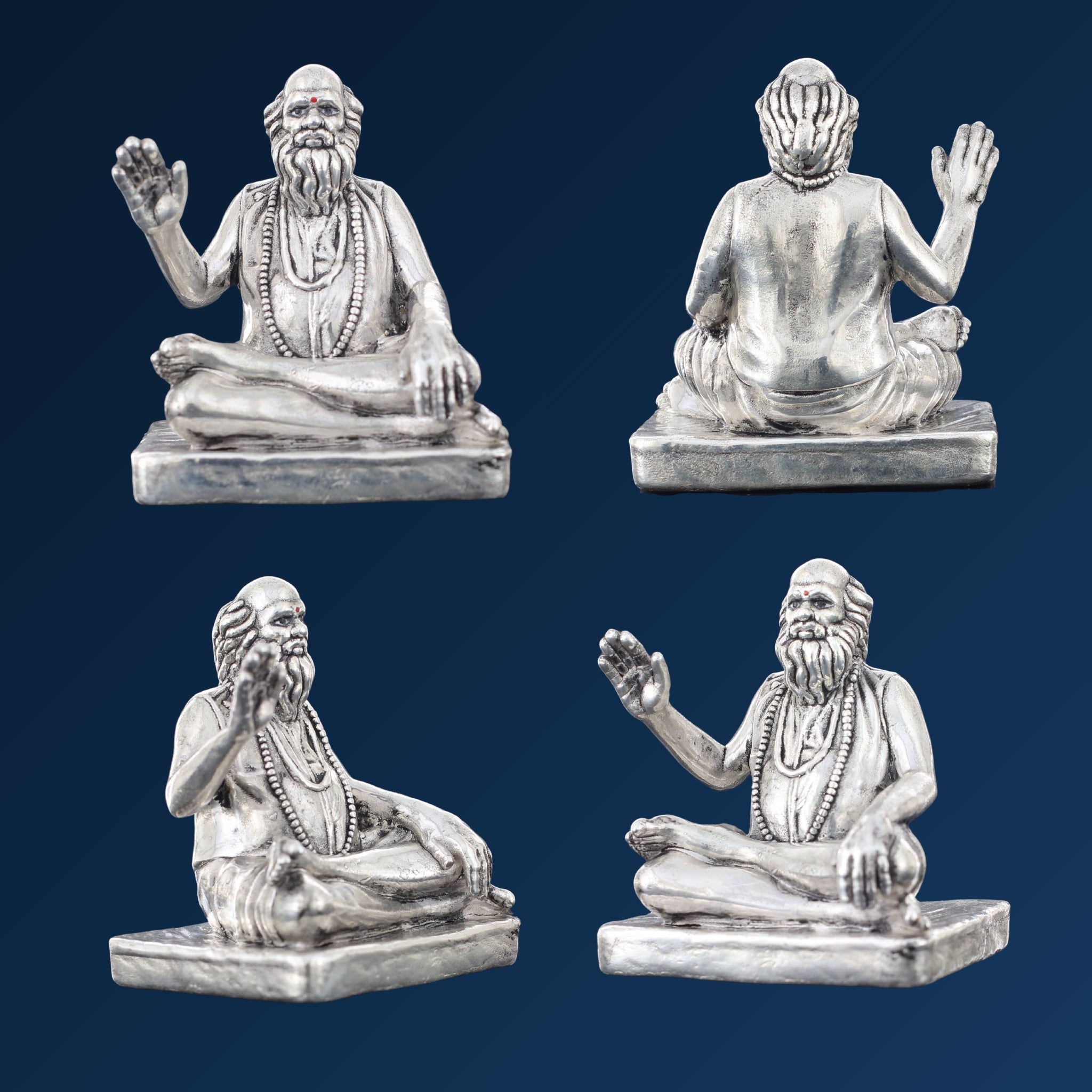 STERLIVA Pure Silver Bajrangdas Bapa Idol