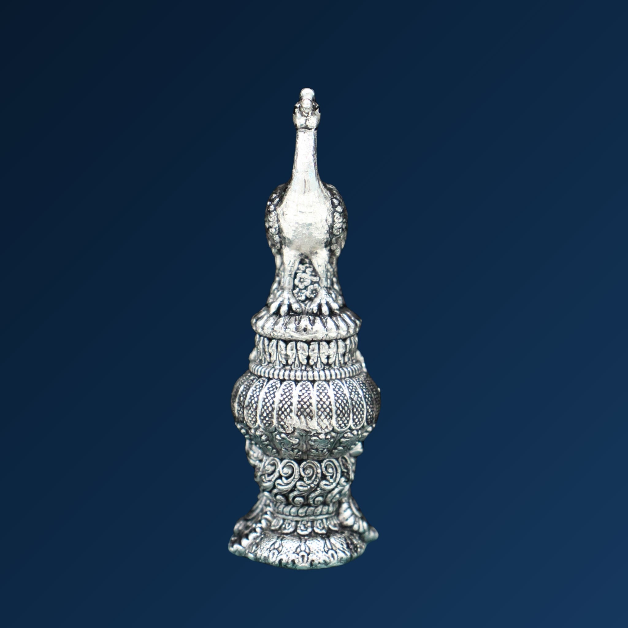 STERLIVA Pure Silver Peacock Idol