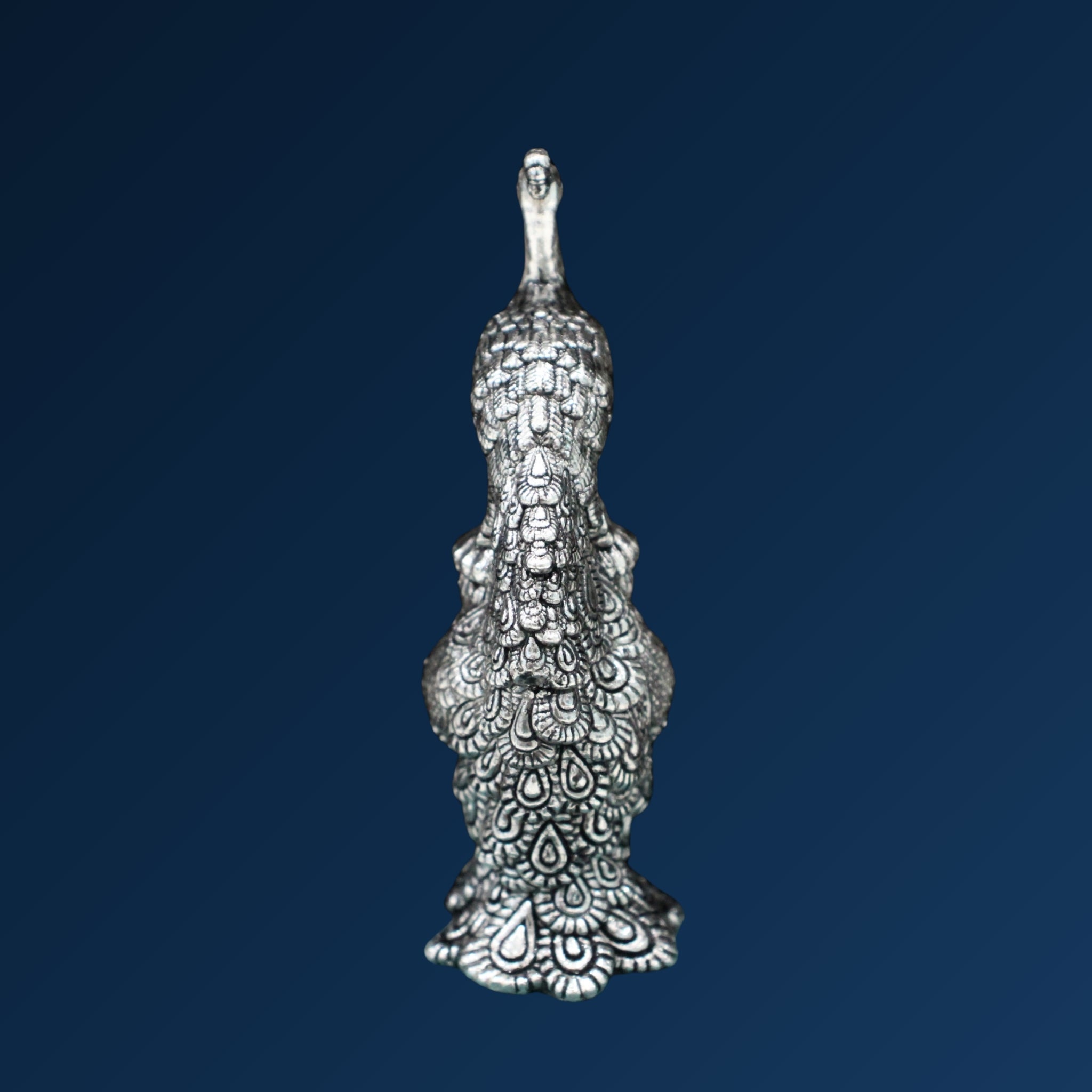 STERLIVA Pure Silver Peacock Idol